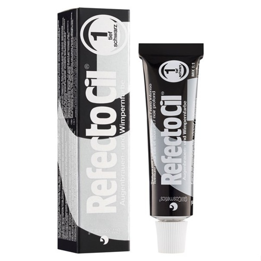 RefectoCil Профессиональная краска для бровей и ресниц #1 черный, 15 мл (Рефектоцил)  #1