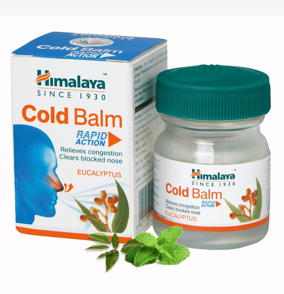 Himalaya Бальзам от простуды быстрого действия КОЛД БАЛМ / COLD BALM Хималая 10 г.  #1