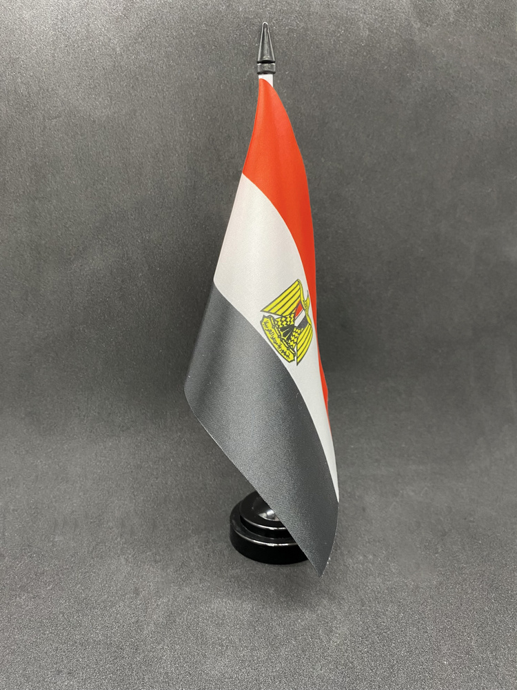 Египет. Настольный флаг на подставке, 30 см #1