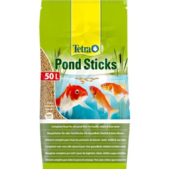 Корм сухой Tetra "Pond. Sticks" для прудовых рыб, палочки, 50 л (5,25 кг)  #1