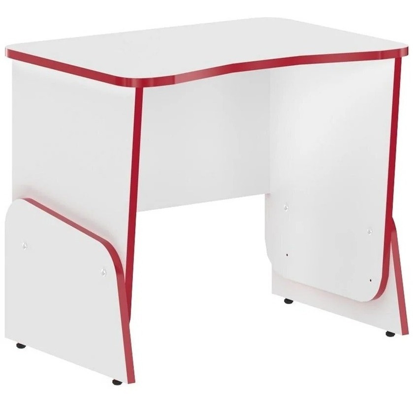 Детский компьютерный стол, растущий стол SKYLAND SKILLL STG 7050, белый/красный, 70х50х59.5/69.5 см  #1