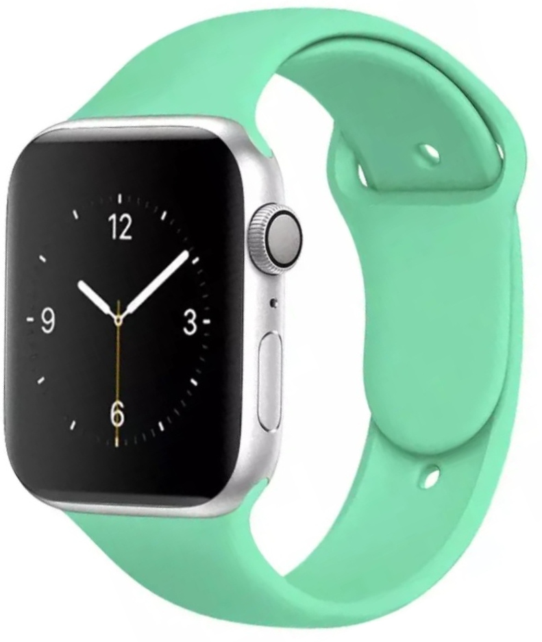 Силиконовый ремешок для часов apple watch 42mm 44mm 45mm 49mm SE Ultra, браслет эпл вотч  #1