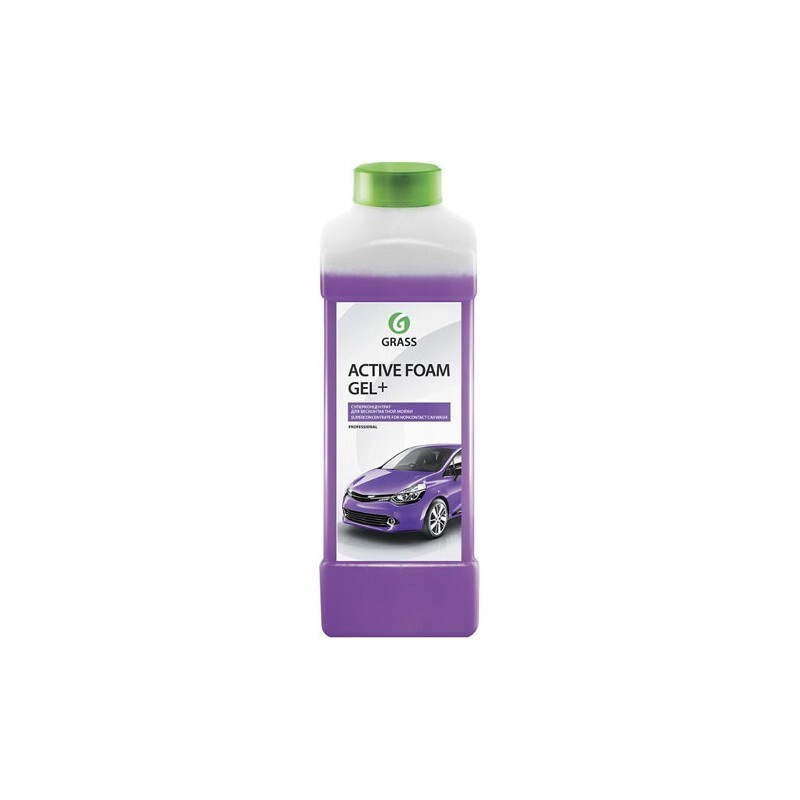 Автошампунь для БЕСКОНТАКТНОЙ МОЙКИ 1 л GRASS Active Foam GEL+ 113180  #1