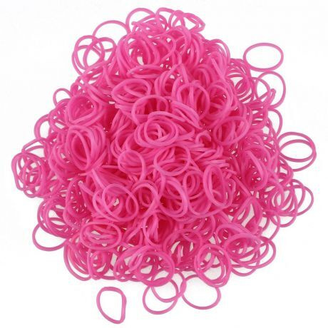 Набор Розовый резинок для плетения, 600 шт #1