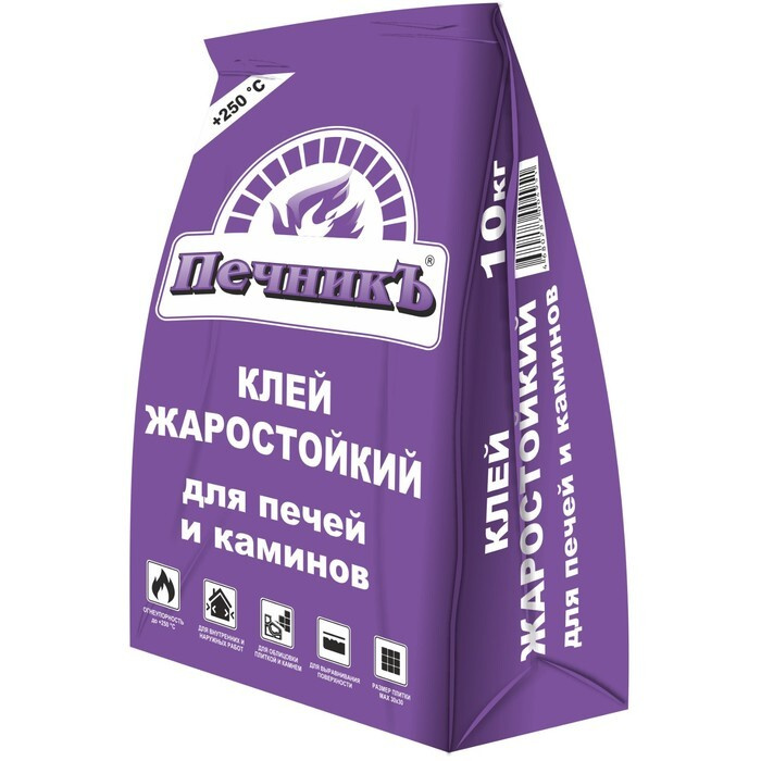 Клей для теплоизоляции,Печникъ, для печей и каминов "Печникъ" 10кг  #1