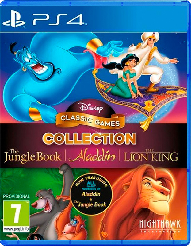 Игра Disney Classic Games Collection: Aladdin, The Lion King and The Jungle Book (PlayStation 4, Английская #1