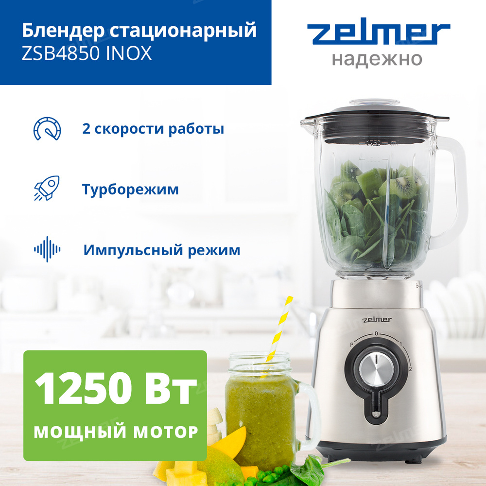 Блендер ZSB4850 INOX ZELMER #1