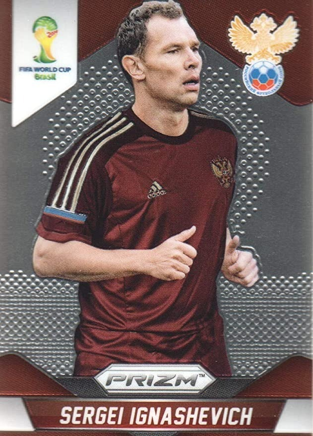 Коллекционная карточка Panini Prizm FIFA WORLD CUP 2014 - #164 Сергей Игнашевич  #1