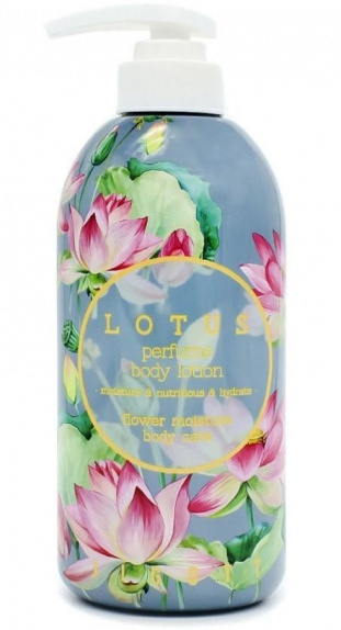 Jigott Лосьон для тела с экстрактом лотоса Lotus Perfume Body Lotion, 500 мл  #1