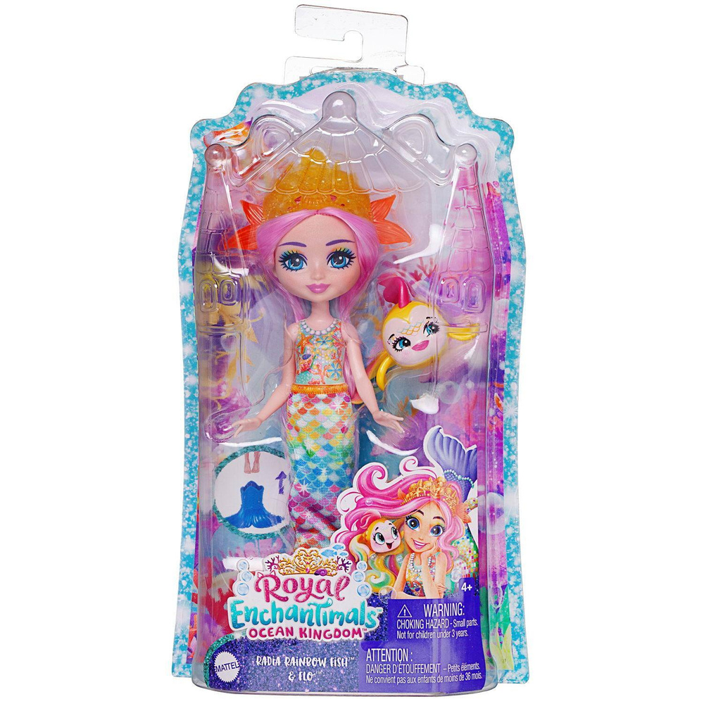 Кукла Mattel Enchantimals Рыбка с питомцем #1