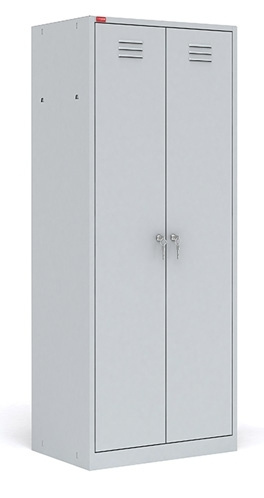 Двухсекционный металлический шкаф для одежды ШРМ-АК-800 (186х80х50см)  #1
