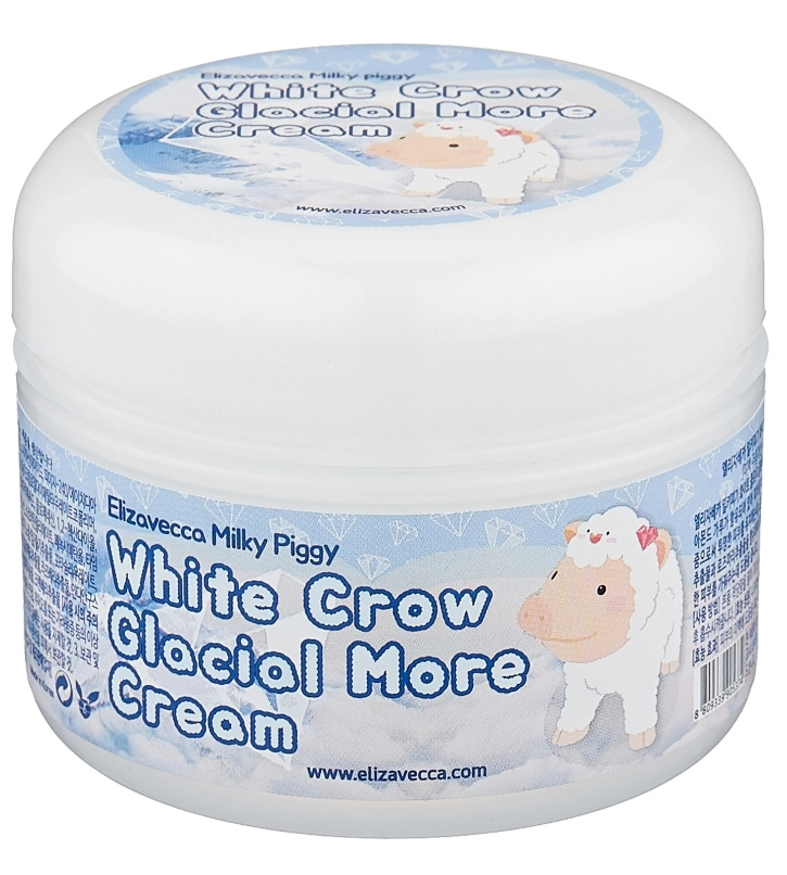 Elizavecca Milky piggy White Crow Glacial More Cream Крем для лица осветляющий #1