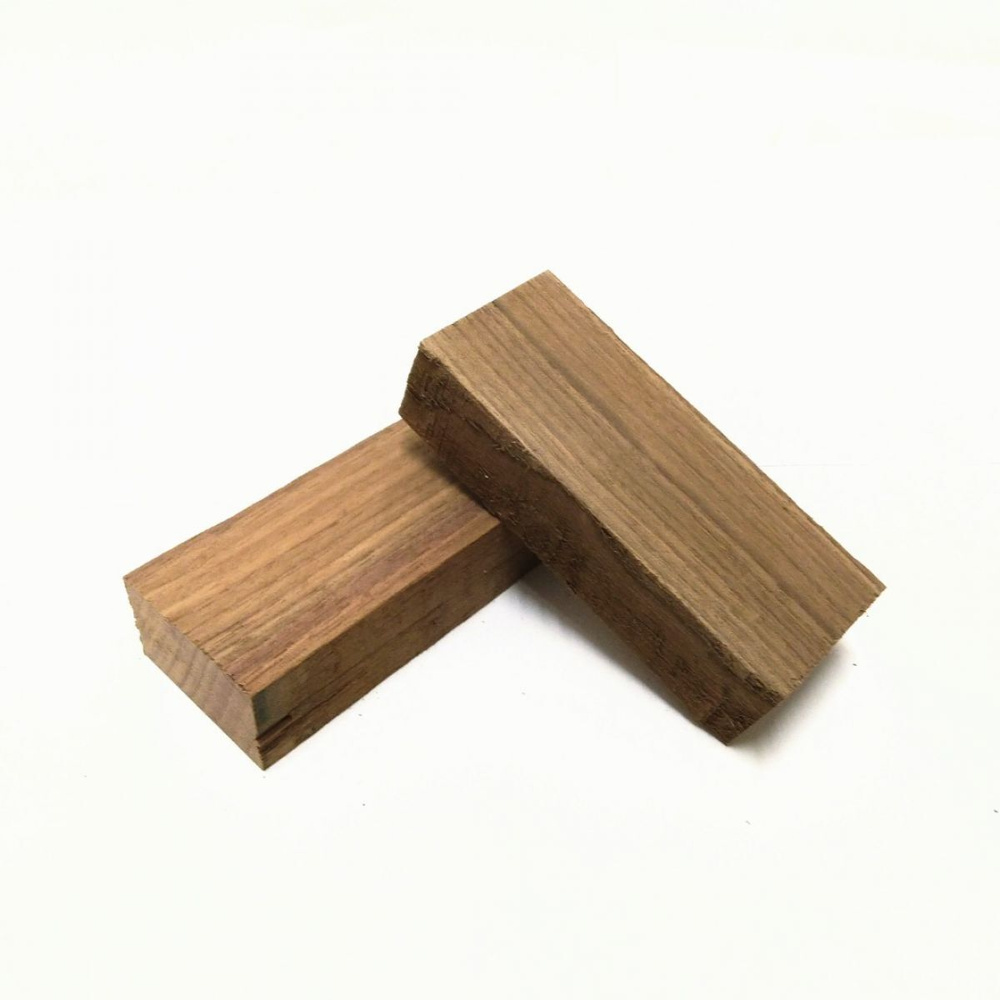 Американский орех, брусок деревянный 130х50х30мм, заготовка для рукояти ножа, третий сорт  #1