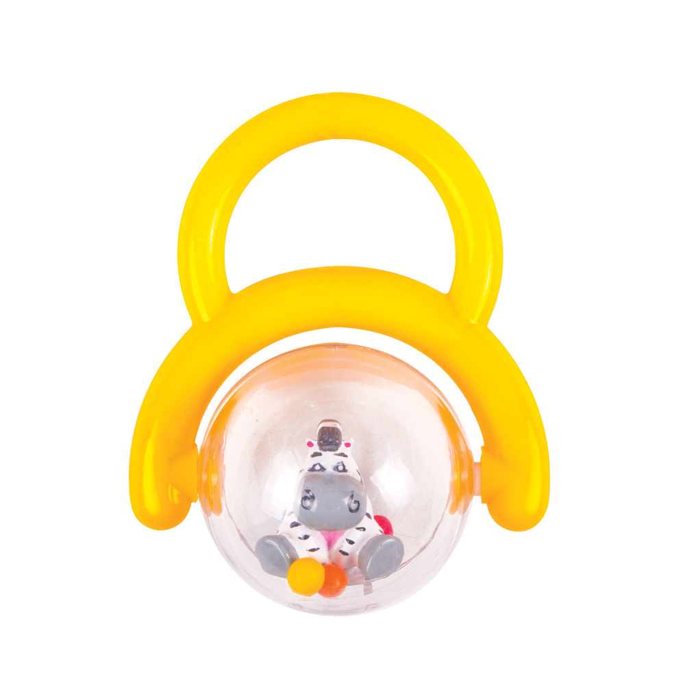 Развивающая игрушка Happy Snail, погремушка с ручкой Зебра Фру-Фру, 17HSP02  #1