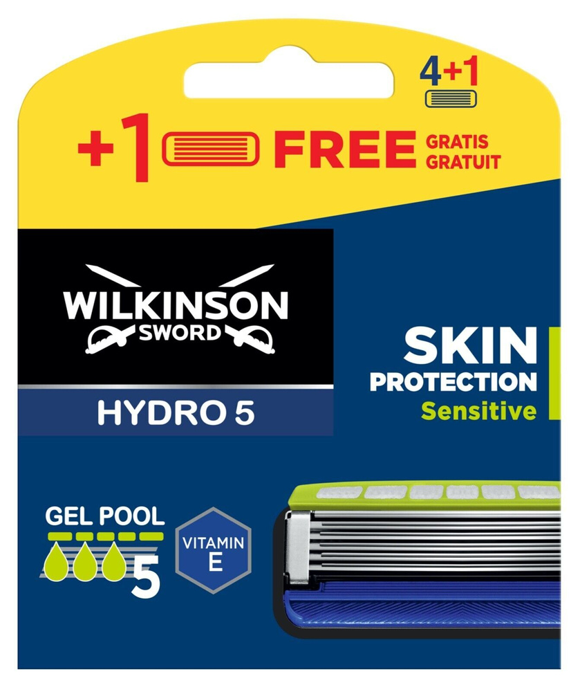 Wilkinson Sword / Schick Hydro5 SKIN PROTECTION SENSITIVE / Сменные кассеты для бритвы Hydro (5 шт)  #1