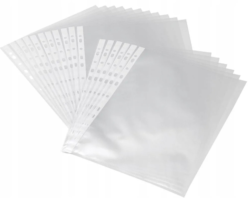 Clear sheet protectors Папка файл вкладыш 100 шт, 18 мкм. #1