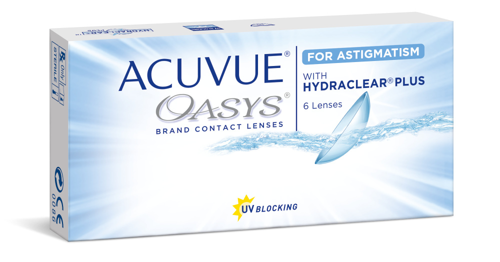 Acuvue Oasys for Astigmatism, 6 линз, ось 180, цилиндр -1.75, оптическая сила -4.75  #1