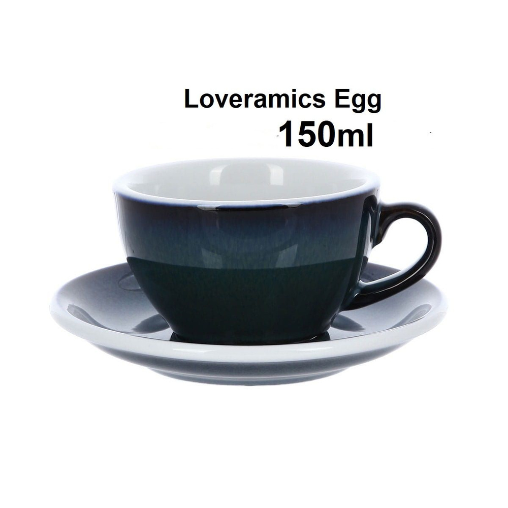 Кофейная пара Loveramics egg, 150ml, цвет ночное небо (Night Sky BNS) #1