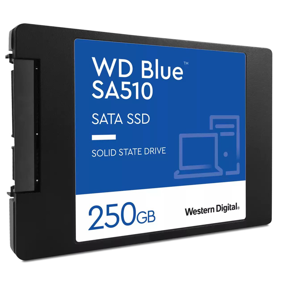 Western Digital 250 ГБ Внутренний SSD-диск Blue SA510 2.5" SATA3 6.0 Гбит/с_341020 озон (WDS250G3B0A) #1