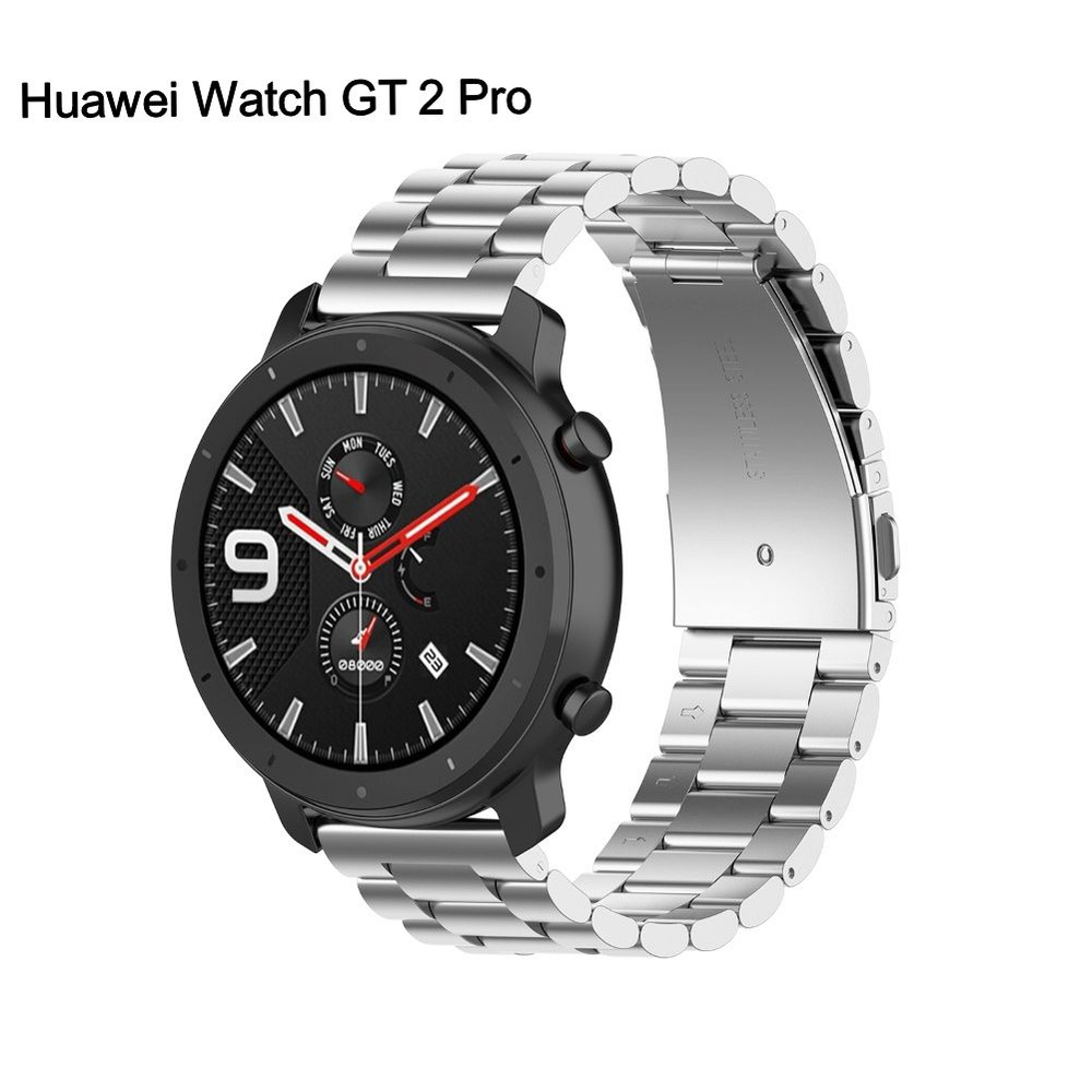 Сменный ремешок-браслет MyPads Inox Clip для Huawei Watch GT 2 Pro умных смарт-часов из нержавеющей стали, #1