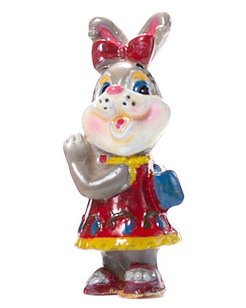 Сувенир с пожеланием Кролик Символ года 2023 / Подарок на Новый год 4,5*2 см  #1