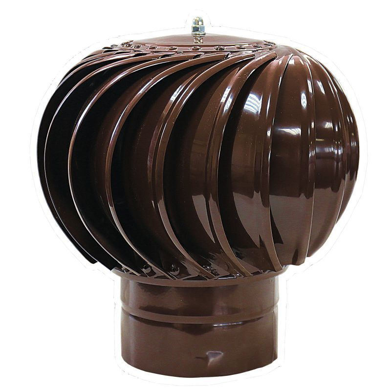 Турбодефлектор крышный ERA ТД-200 8017 ТД 200мм d200 оцинкованный коричневый (RAL 8017)  #1