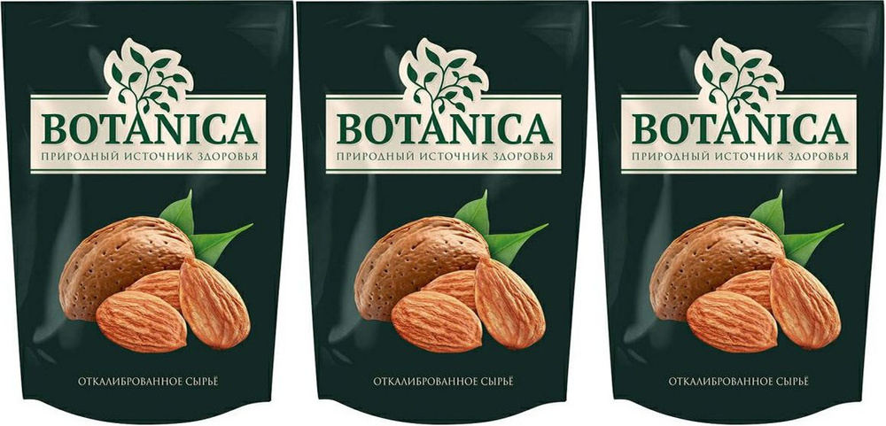 Миндаль Botanica сырой очищенный, комплект: 3 упаковки по 140 г  #1