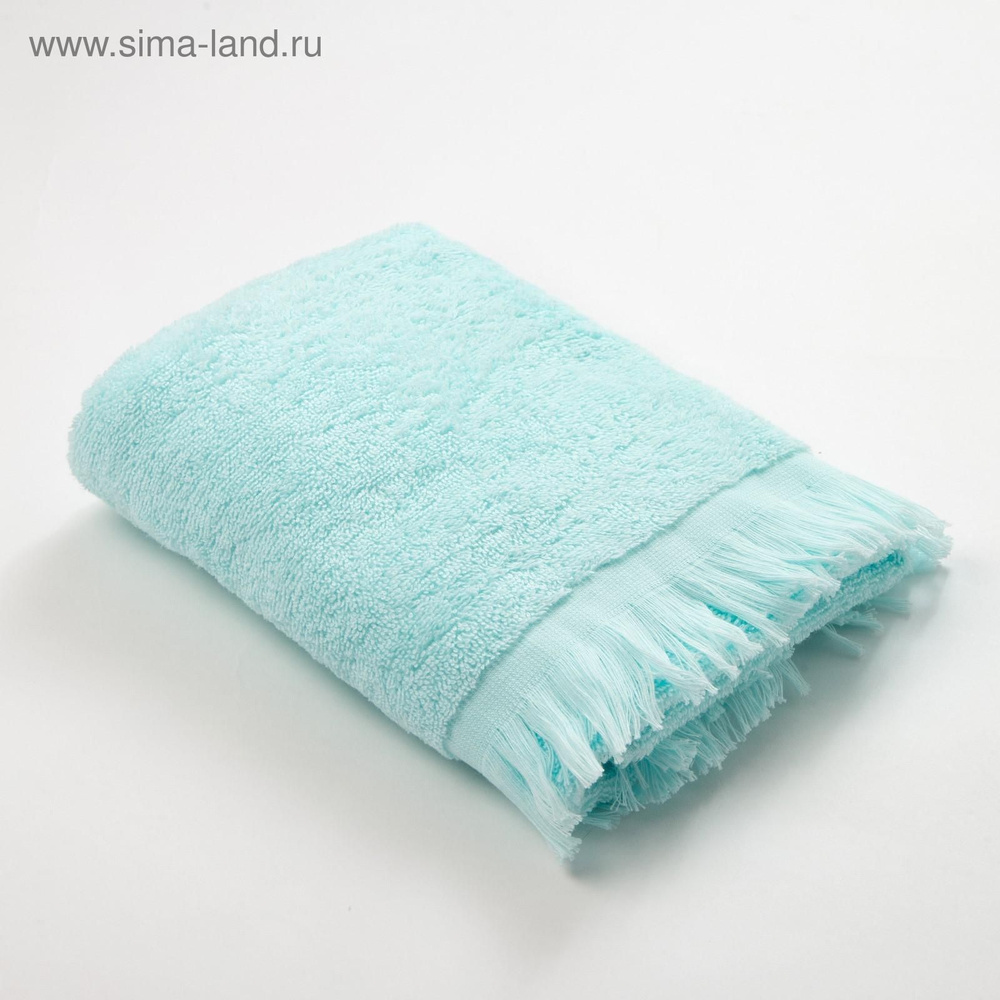 ARTEVAC Полотенце банное, Вафельное полотно, 50x90 см, голубой, 1 шт.  #1