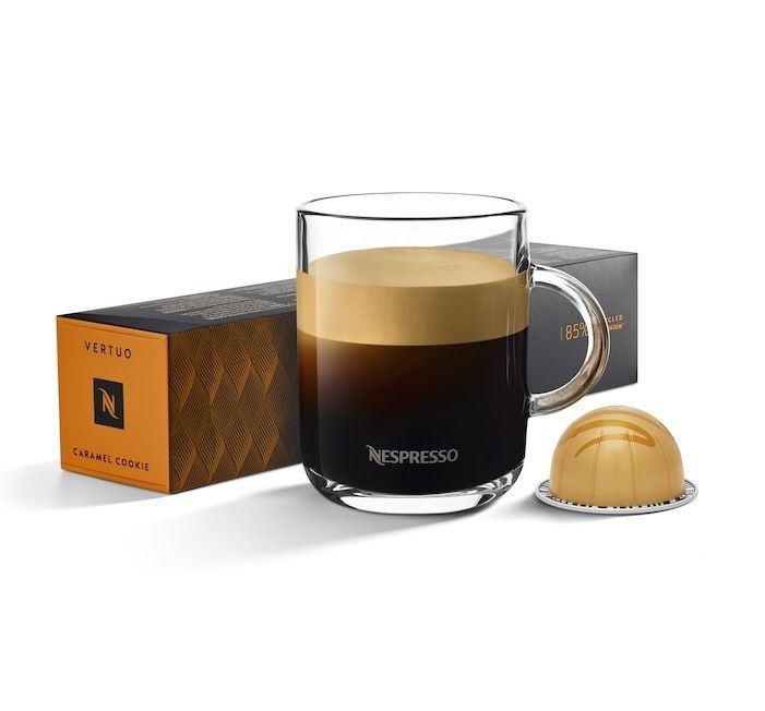 Кофе Nespresso Vertuo CARAMEL Cookie Barista Creations в капсулах, объем 230 мл, 10 капсул  #1