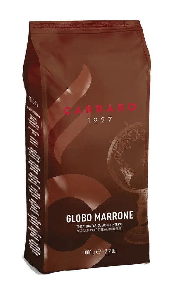 Кофе в зернах Carraro Globo Marrone 1кг #1