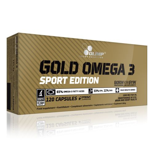 Жирные кислоты омега-3 Olimp Gold Omega 3 Sport Edition, рыбий жир, 120 капсул  #1