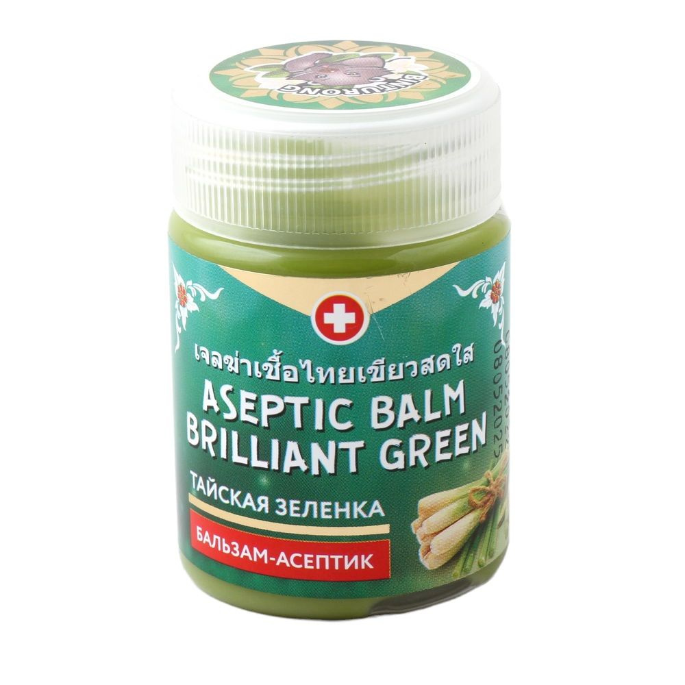 Binturong Бальзам-асептик Тайская зеленка Лемонграсс / Aseptic balm - brilliant green Lemongrass / 50 #1