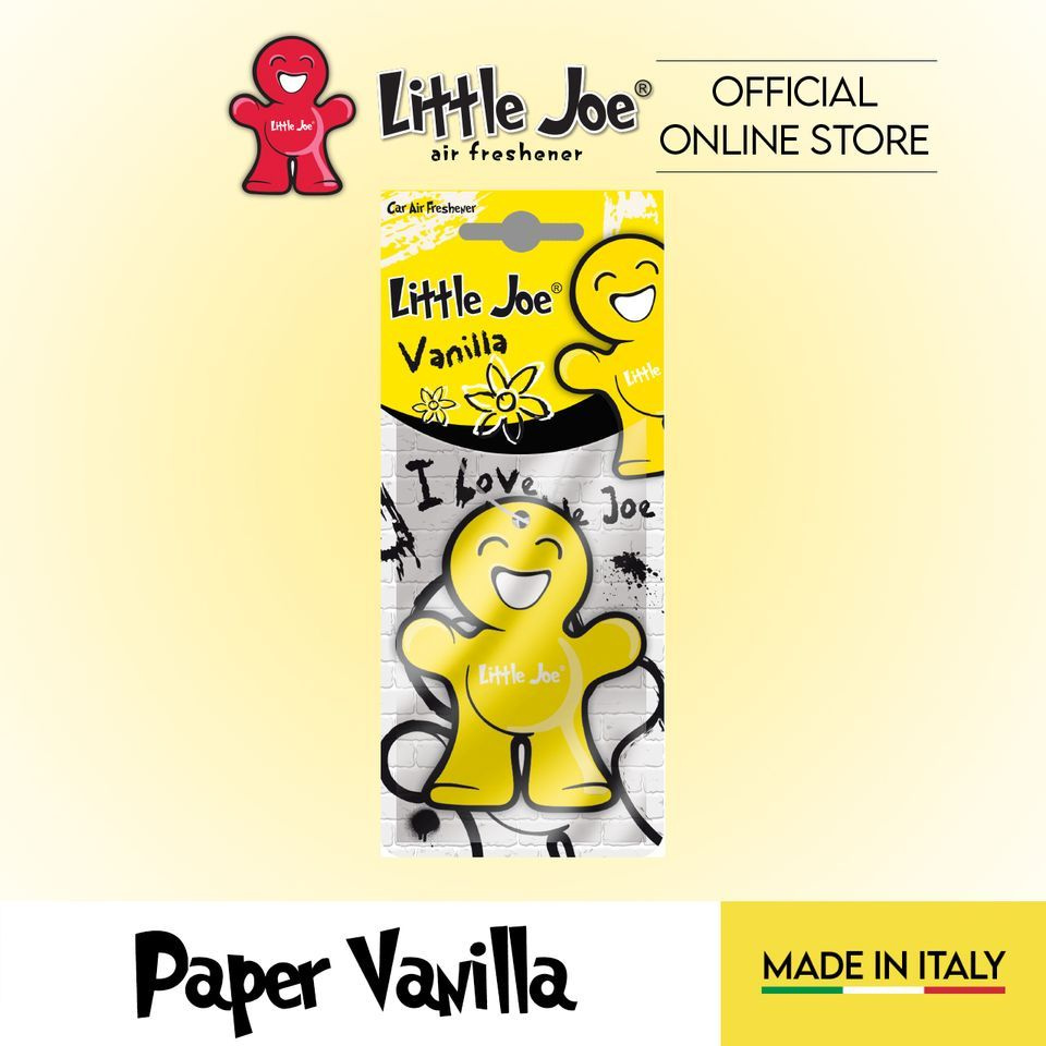 Ароматизатор бумажный подвесной человечек Little Joe Paper Vanilla, Ваниль  #1