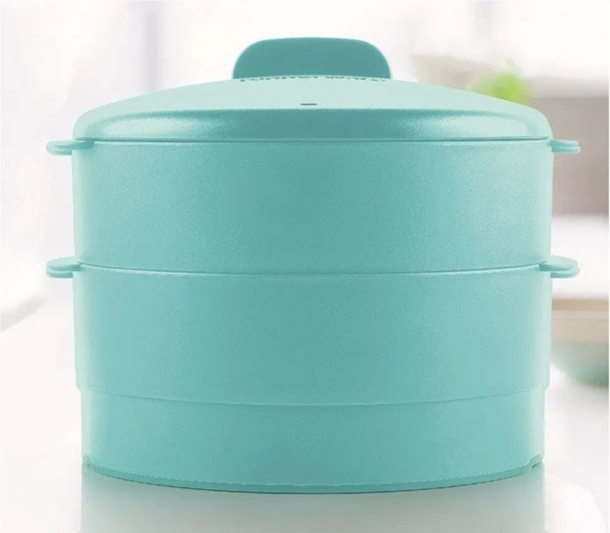 Tupperware Пароварка, Пищевой полимер, 2 яруса #1