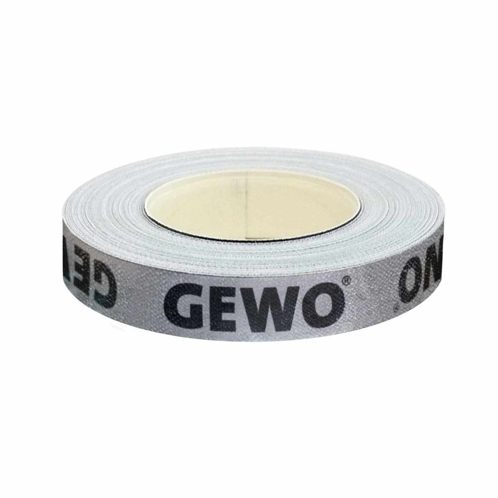 Торцевая лента для настольного тенниса Gewo 1m/12mm, Silver/Black #1