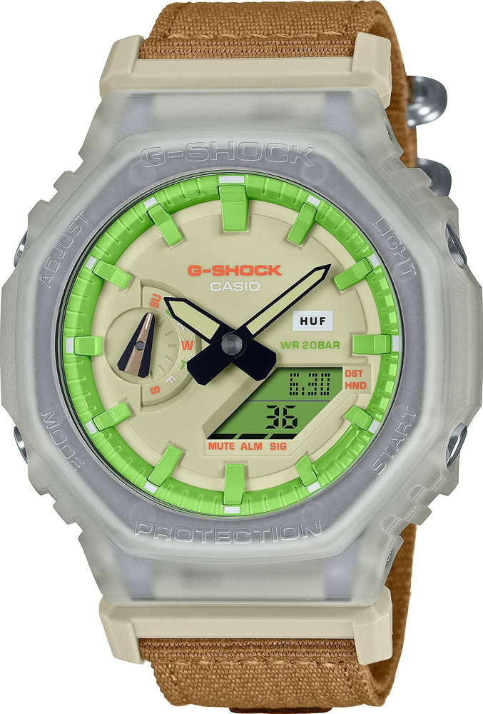 Японские мужские наручные часы Casio G-Shock GA-2100HUF-5A #1