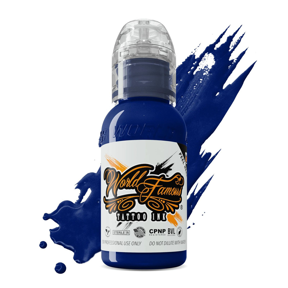 Краска World Famous Tattoo Ink Nile River Blue (4 унции - 120 мл) #1