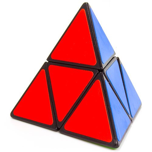 Головоломка Пирамидка Рубика ShengShou Pyraminx 2x2 / Черный пластик  #1