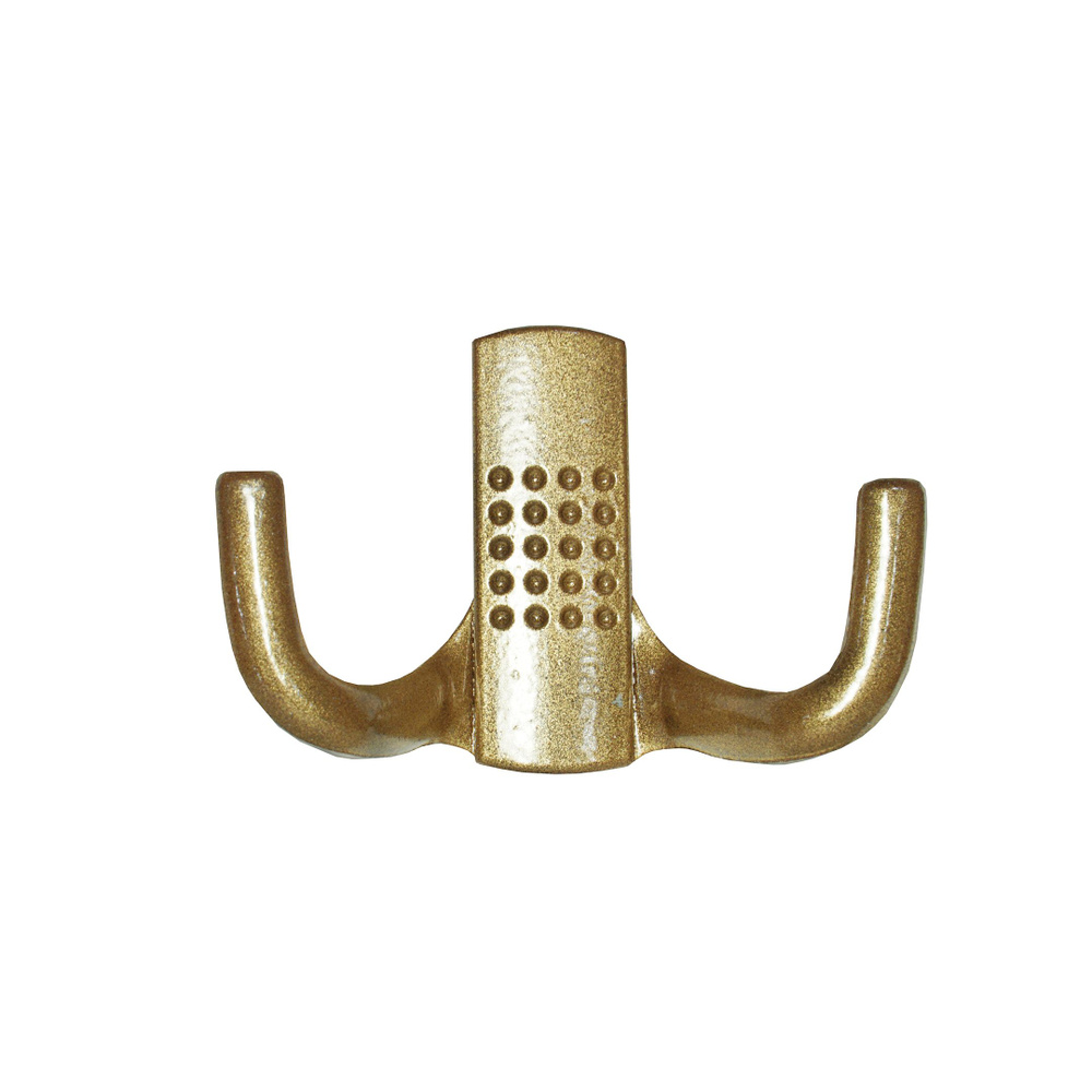 Крючок настенный со скрытым креплением КВС-2 бронзовый металлик  #1