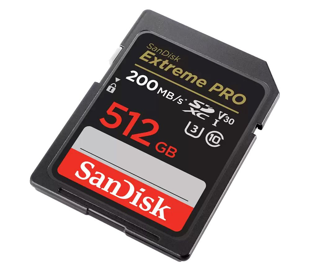 Карта памяти SanDisk SDXC 512GB Extreme Pro UHS-I V30 U3 200/140 Mb/s #1