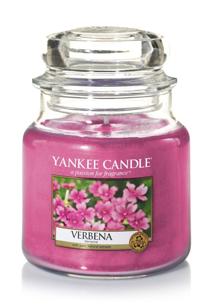 Yankee Candle Свеча ароматическая "Вербена", 11 см х 12 см, 1 шт #1