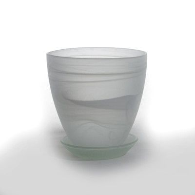 NiNaGlass Горшок для цветов, 10.5 см х 11 см х 11 см, 1 шт #1