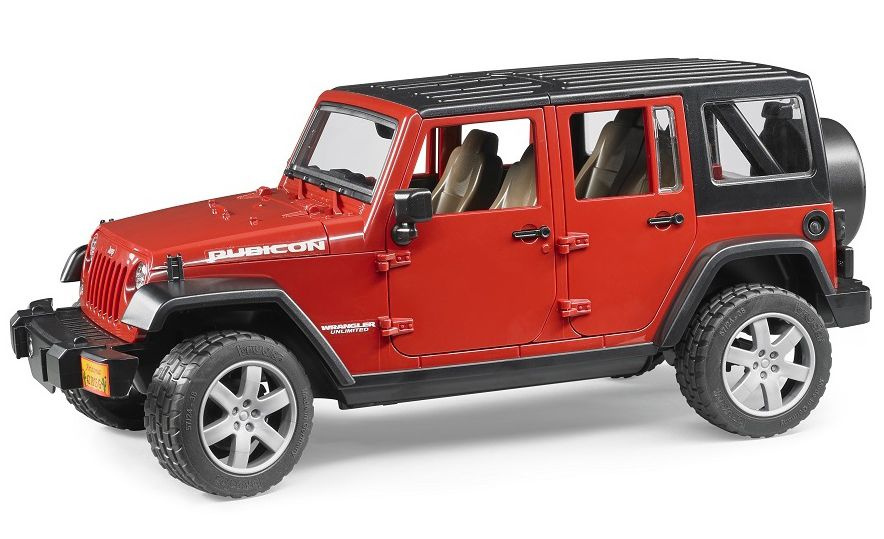 Внедорожник Bruder 02525 Jeep Wrangler Unlimited Rubicon цвет бордовый #1