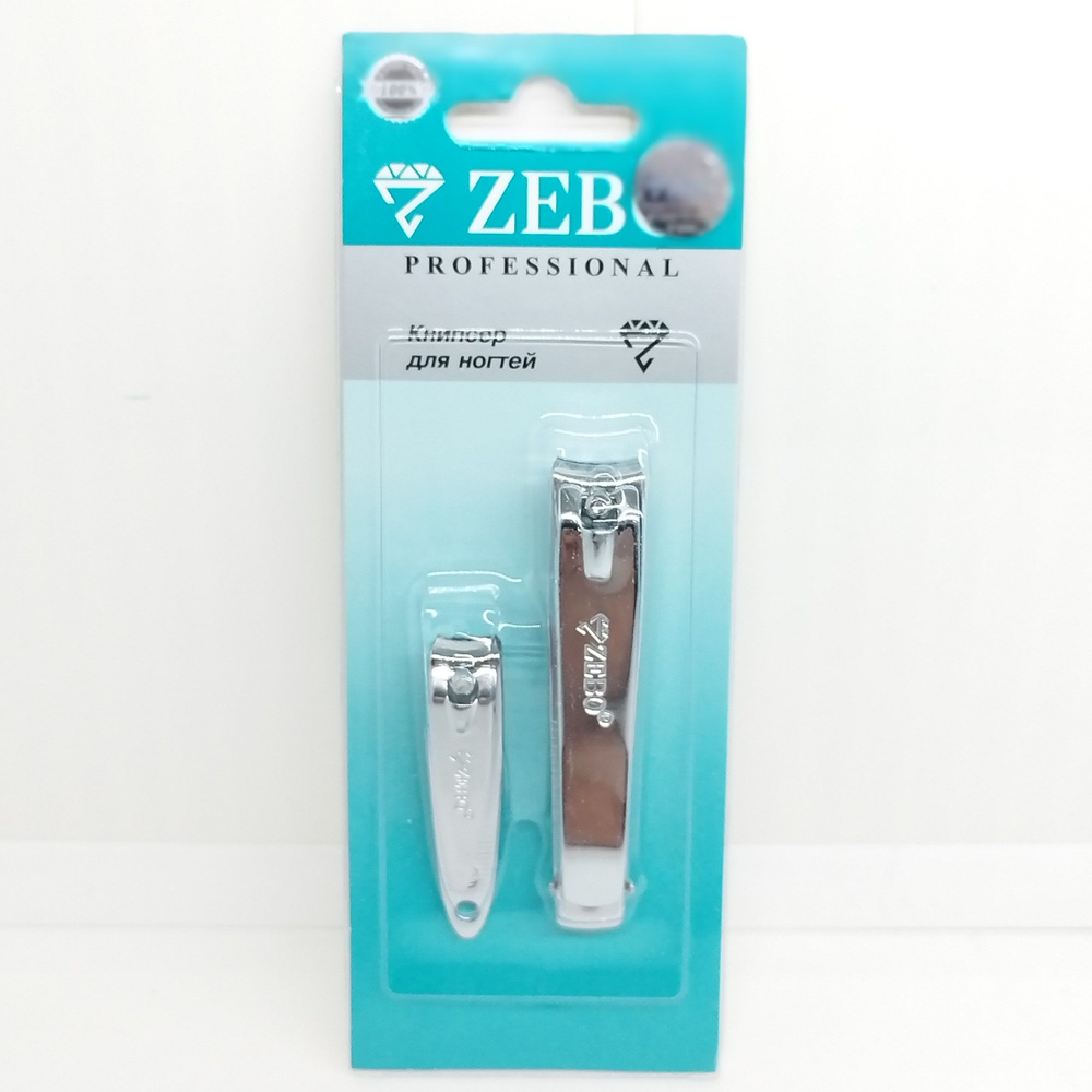 ZEBO Набор из 2-х книпсеров-кусачек для ногтей, металл, 7 см / 5 см  #1