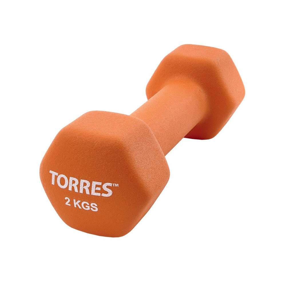 Гантель TORRES PL55012 2кг, оранжевая #1