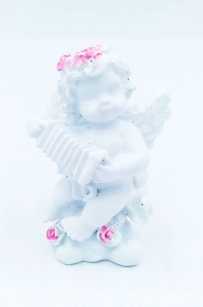Сувенир статуэтка Ангел Музыкант 7см полимерная, набор из 4 шт.  #1