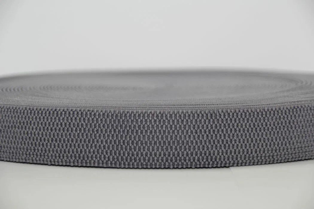 Резинка тканая декоративная "Support" 60 мм, 10 м, серый №149 #1