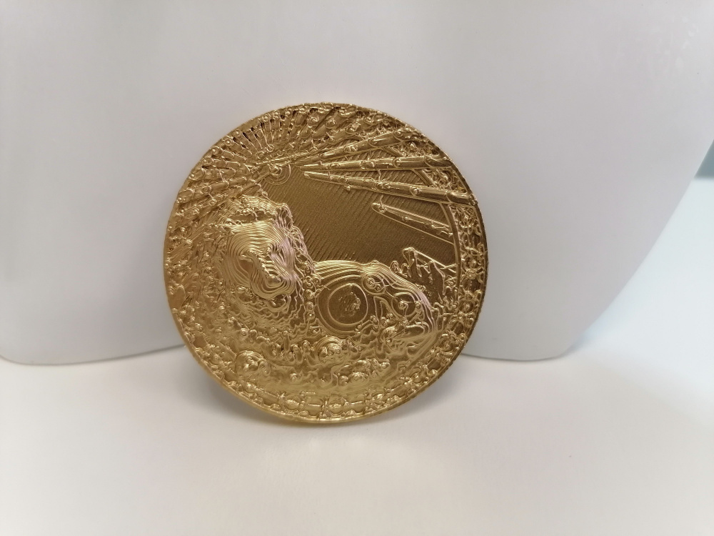 Сувенирная монета "Знак Зодиака. Лев" #1