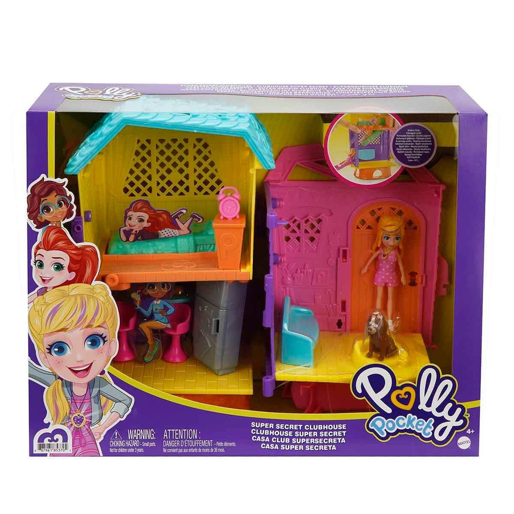 Polly Pocket и веселый 2-этажный дом GMF81 - купить с доставкой по выгодным  ценам в интернет-магазине OZON (820725317)