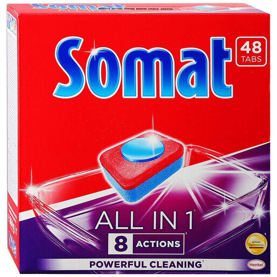 Somat Таблетки для посудомоечных машин All in One, 48 шт #1